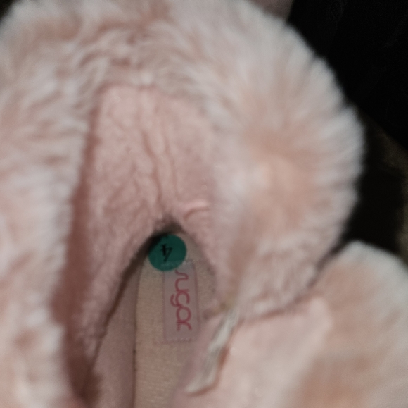 Sugar pink light up furry boots size 4 women - Picture 6 of 8